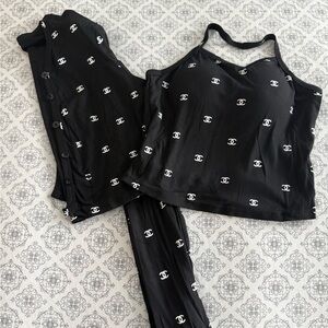 Halter with cardigan small new